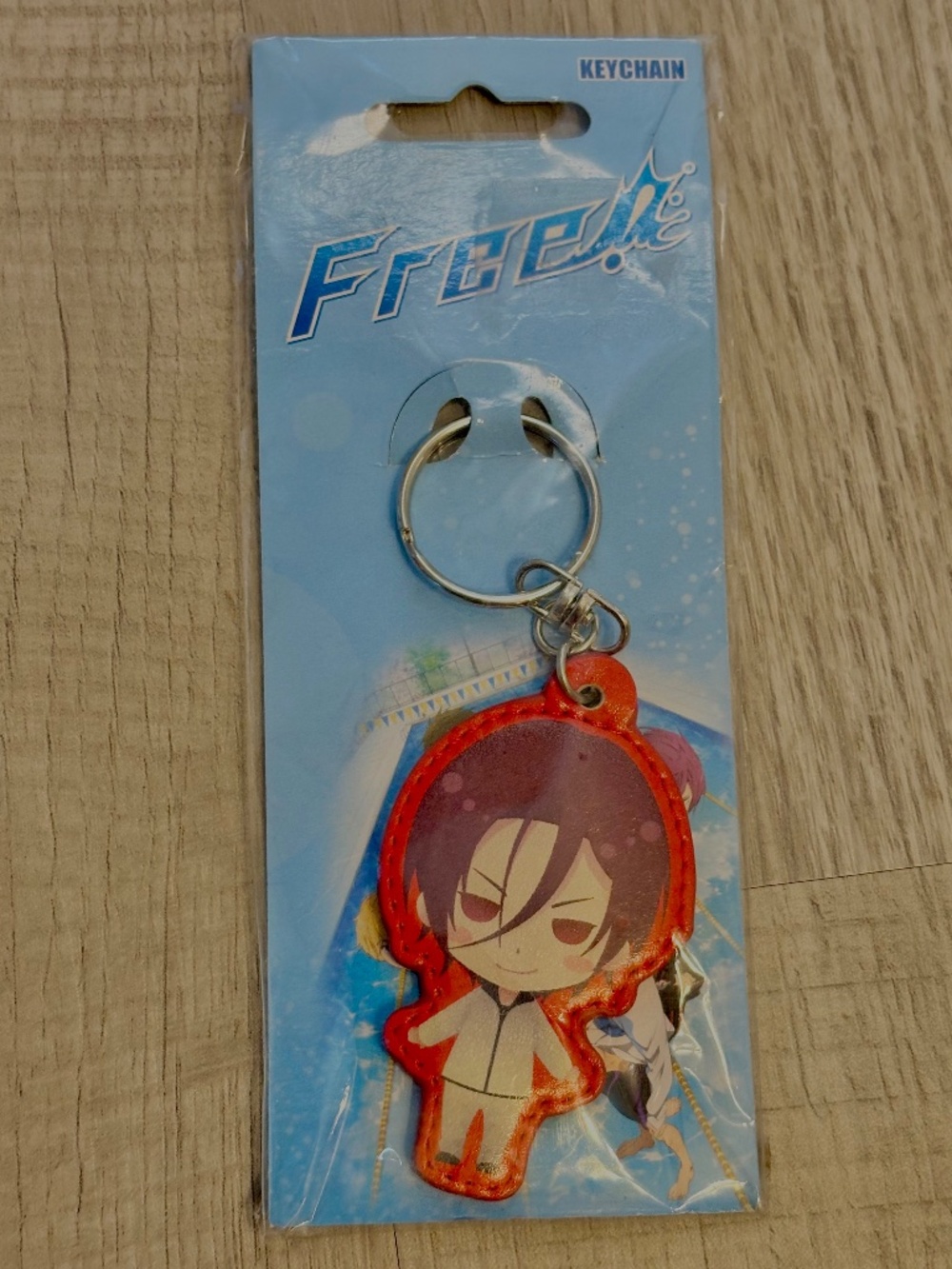 Free! SD Rin Matsuoka PU Keychain Anime Bag Charm Crunchyroll Accessory New